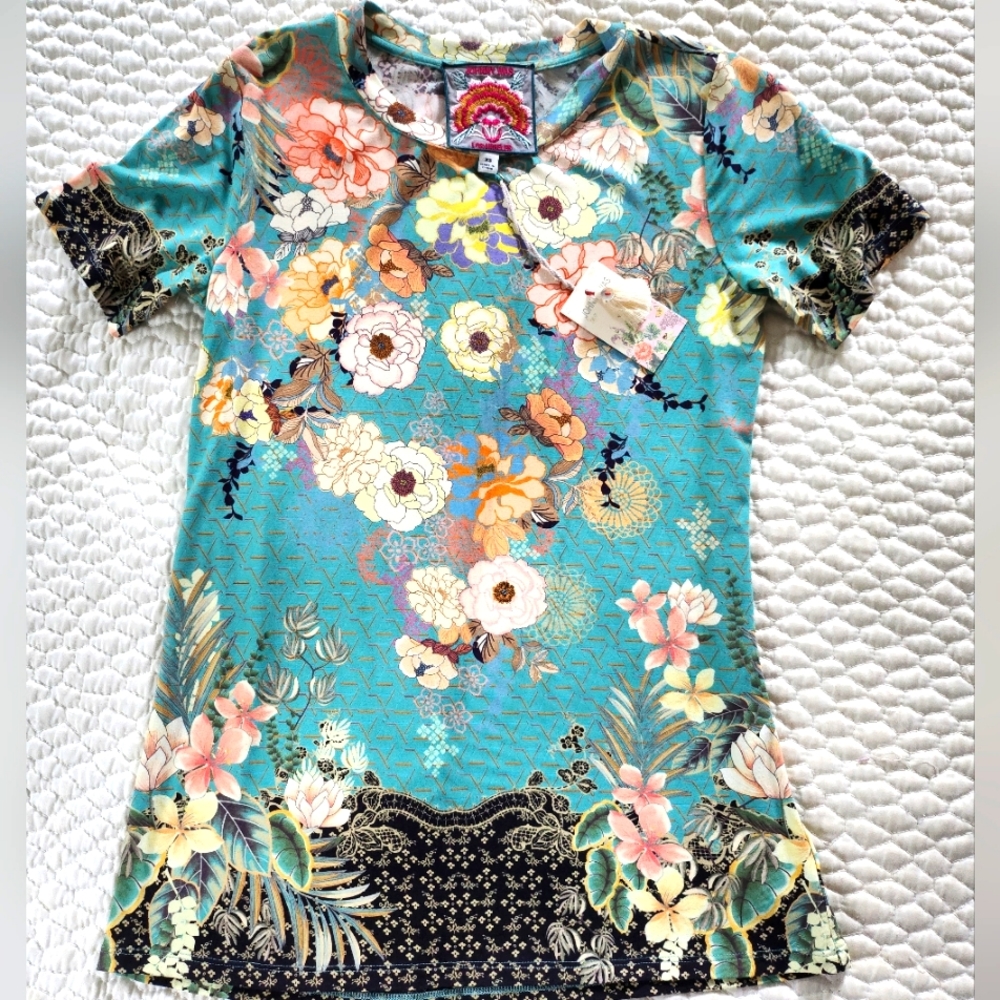 JOHNNY WAS Bamboo T-Shirt NWT